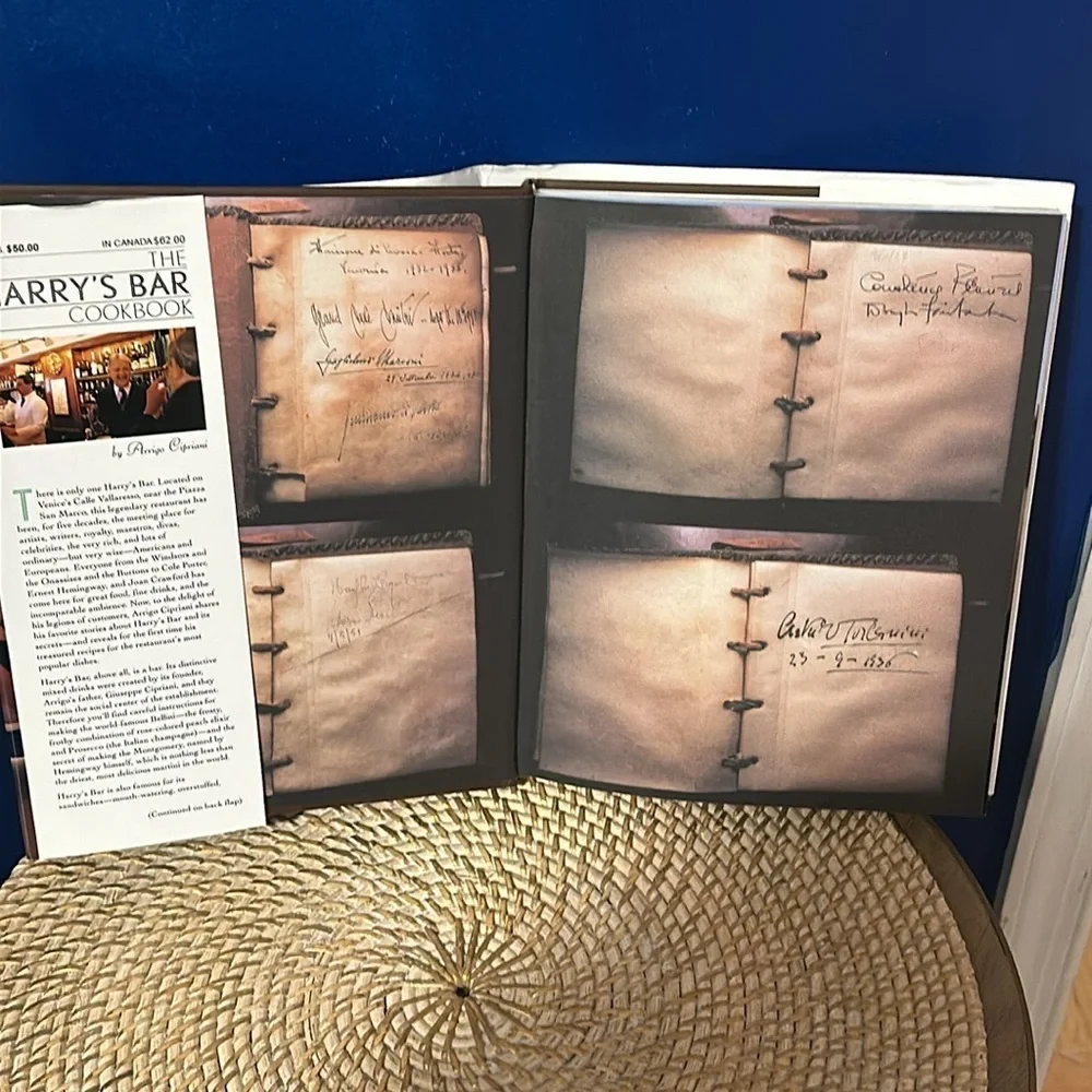 The Harry's Bar in Venice Cookbook By Arrigo Cipriani